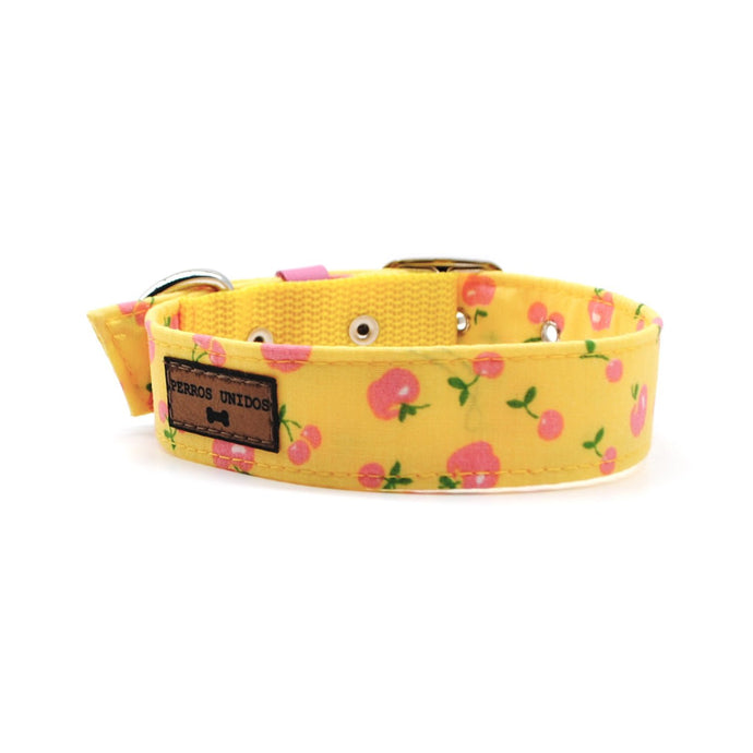 Collar amarillo manzana - Perros Unidos