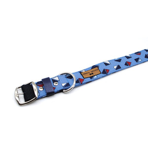 Collar azul vela - Perros Unidos