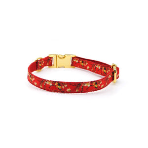 Collar broche dorado gato rojo japonés - Perros Unidos