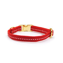 Cargar imagen en el visor de la galería, Collar broche dorado gato rojo linea - Perros Unidos