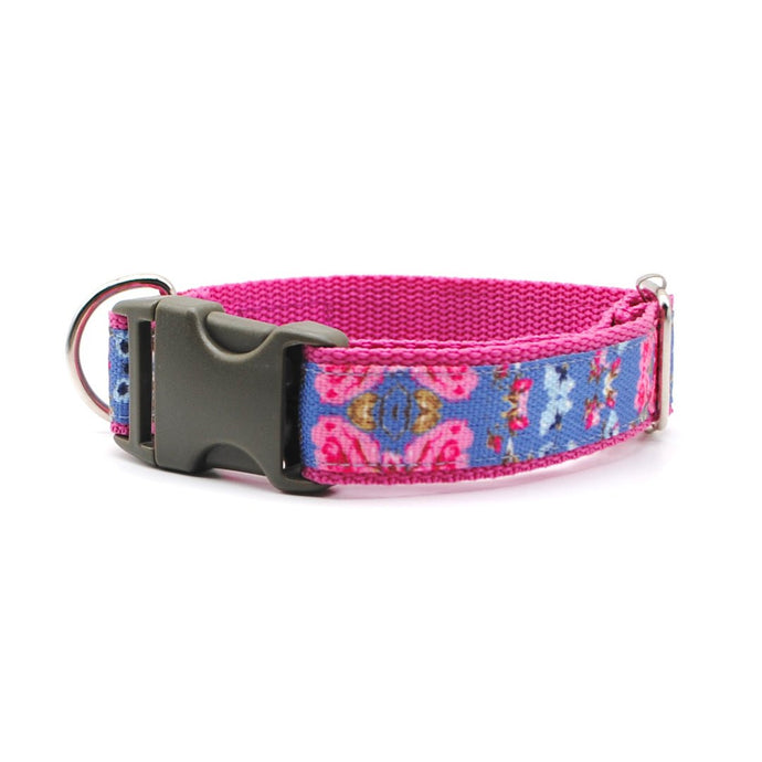 Collar celeste jeans & rosado - Perros Unidos