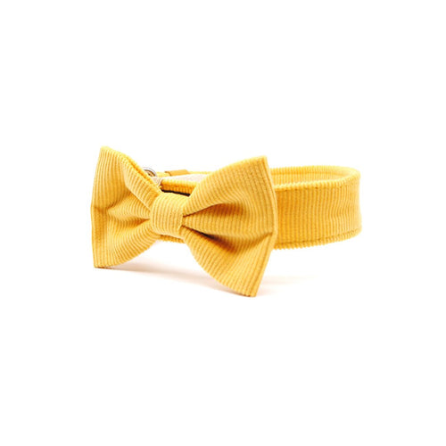 Collar cotelé amarillo - Perros Unidos