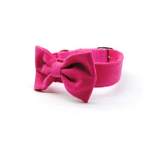 Cargar imagen en el visor de la galería, Collar cotelé fucsia - Perros Unidos