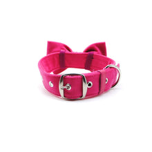 Cargar imagen en el visor de la galería, Collar cotelé fucsia - Perros Unidos