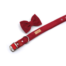 Cargar imagen en el visor de la galería, Collar cotelé rojo - Perros Unidos