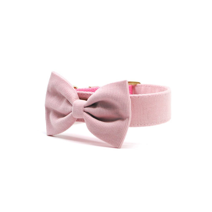 Collar cotelé rosa claro - Perros Unidos