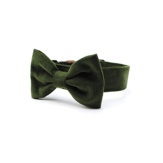 Collar cotelé verde musgo - Perros Unidos