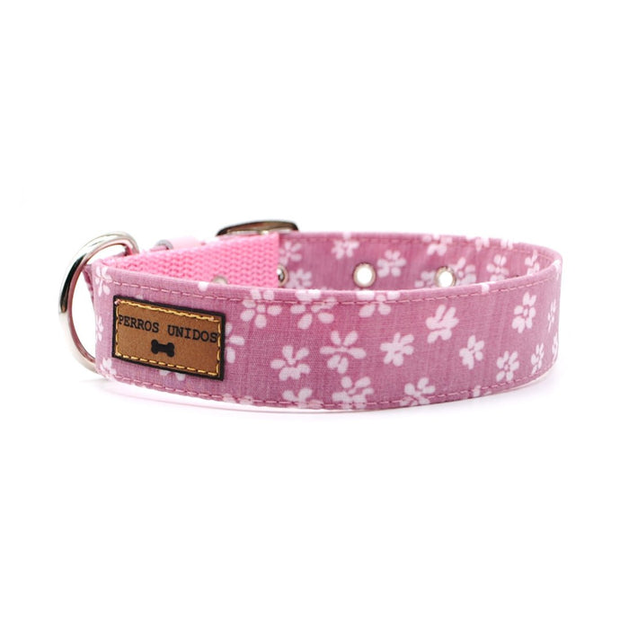 Collar daisy palo rosa - Perros Unidos