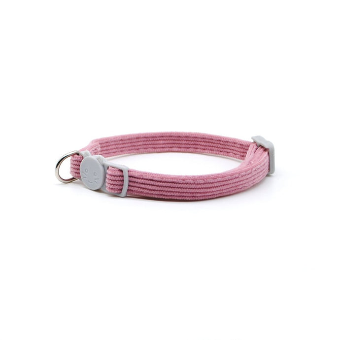 Collar gato broche antiahorque cotelé palo rosa - Perros Unidos