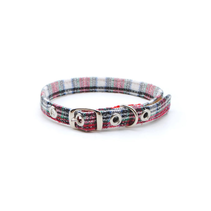 Collar gato escoces rojo & blanco - Perros Unidos