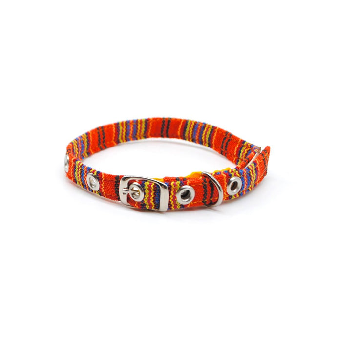 Collar gato étnico naranjo - Perros Unidos