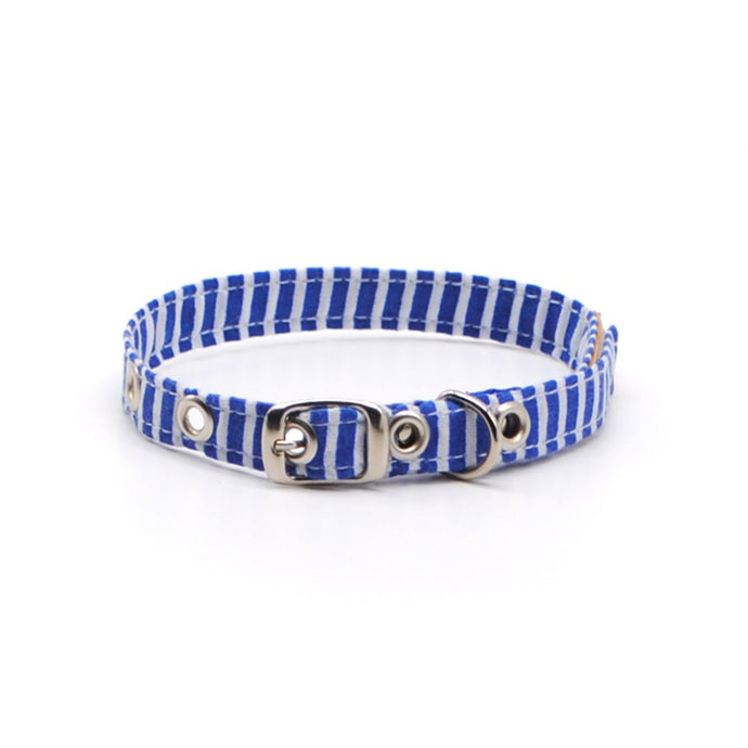 Collar gato rayas azul - Perros Unidos