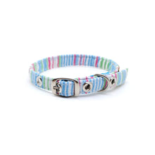 Cargar imagen en el visor de la galería, Collar gato rayas multicolor - Perros Unidos