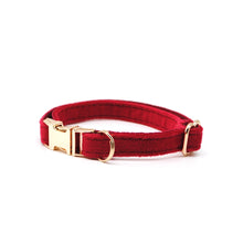 Cargar imagen en el visor de la galería, Collar gato velvet rojo