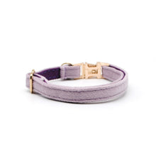 Cargar imagen en el visor de la galería, Collar gato velvet rosa lila - Perros Unidos