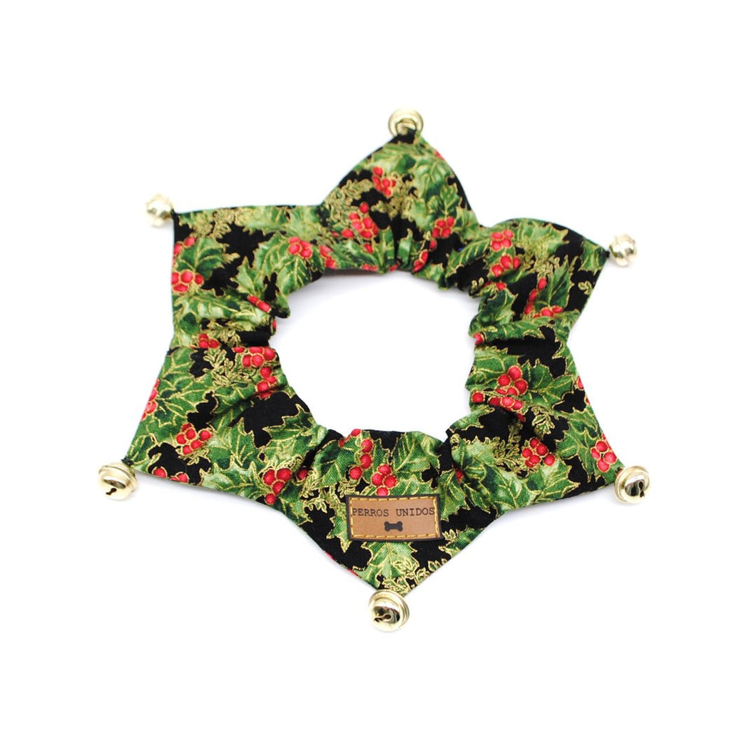 Collar navideño muérdagos - Perros Unidos