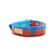 Cargar imagen en el visor de la galería, Collar perro cuadrillé multicolor