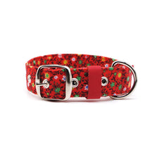 Cargar imagen en el visor de la galería, Collar perro mini flores rojo - Perros Unidos