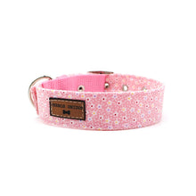 Cargar imagen en el visor de la galería, Collar perro mini flores rosado - Perros Unidos