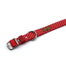 Cargar imagen en el visor de la galería, Collar perro puntos rojo - Perros Unidos