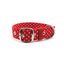 Cargar imagen en el visor de la galería, Collar perro puntos rojo - Perros Unidos