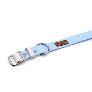 Collar puntos celeste - Perros Unidos