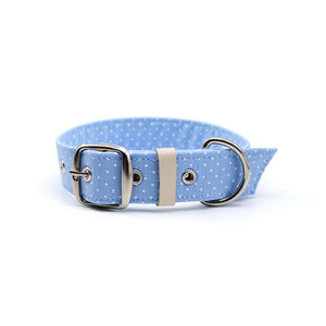 Collar puntos celeste - Perros Unidos
