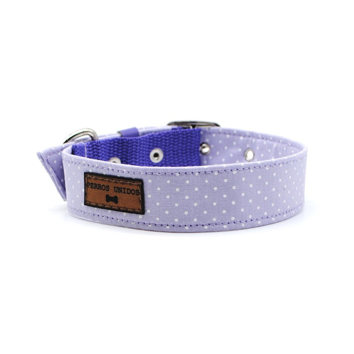 Collar puntos lila - Perros Unidos