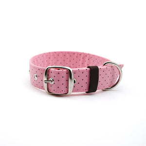 Collar puntos palo rosa - Perros Unidos