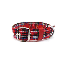 Cargar imagen en el visor de la galería, Collar tartán rojo - Perros Unidos