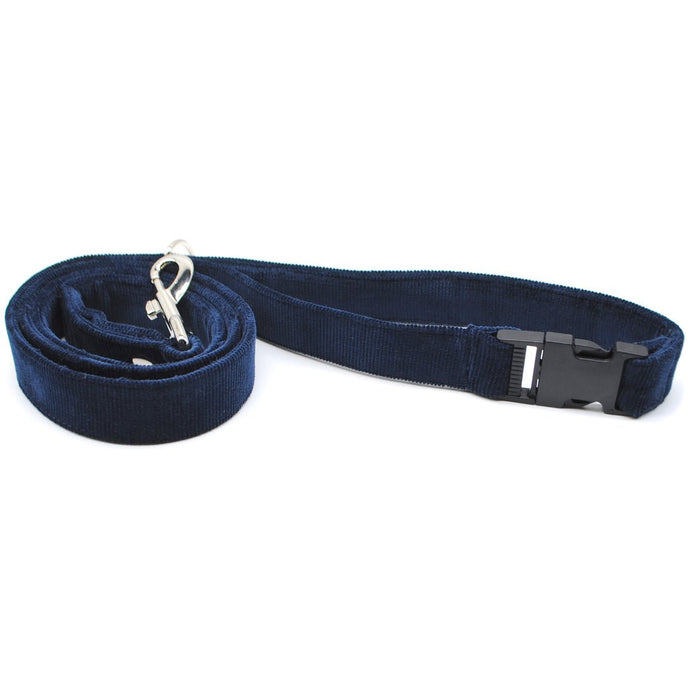 Correa cotelé azul marino - Perros Unidos