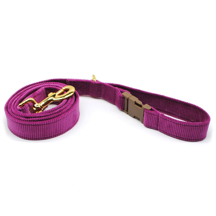 Correa cotelé magenta - Perros Unidos