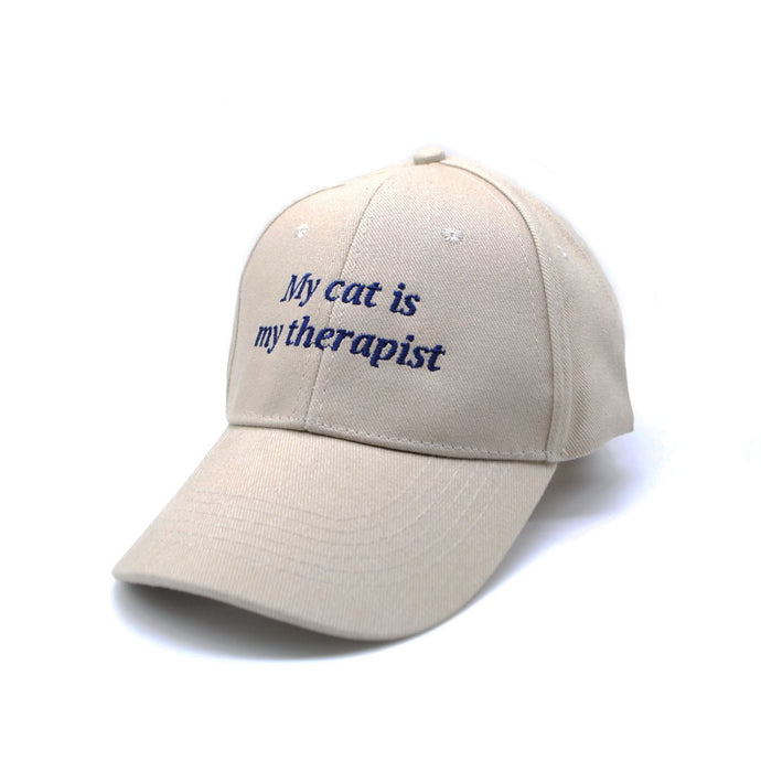 Jockey beige My cat is my therapist - Perros Unidos