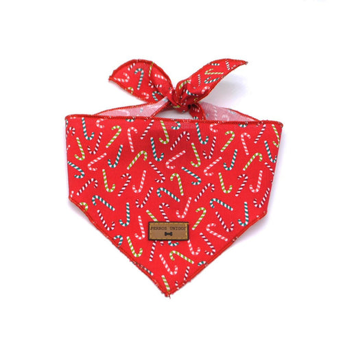 Pañoleta navidad bastones - Perros Unidos