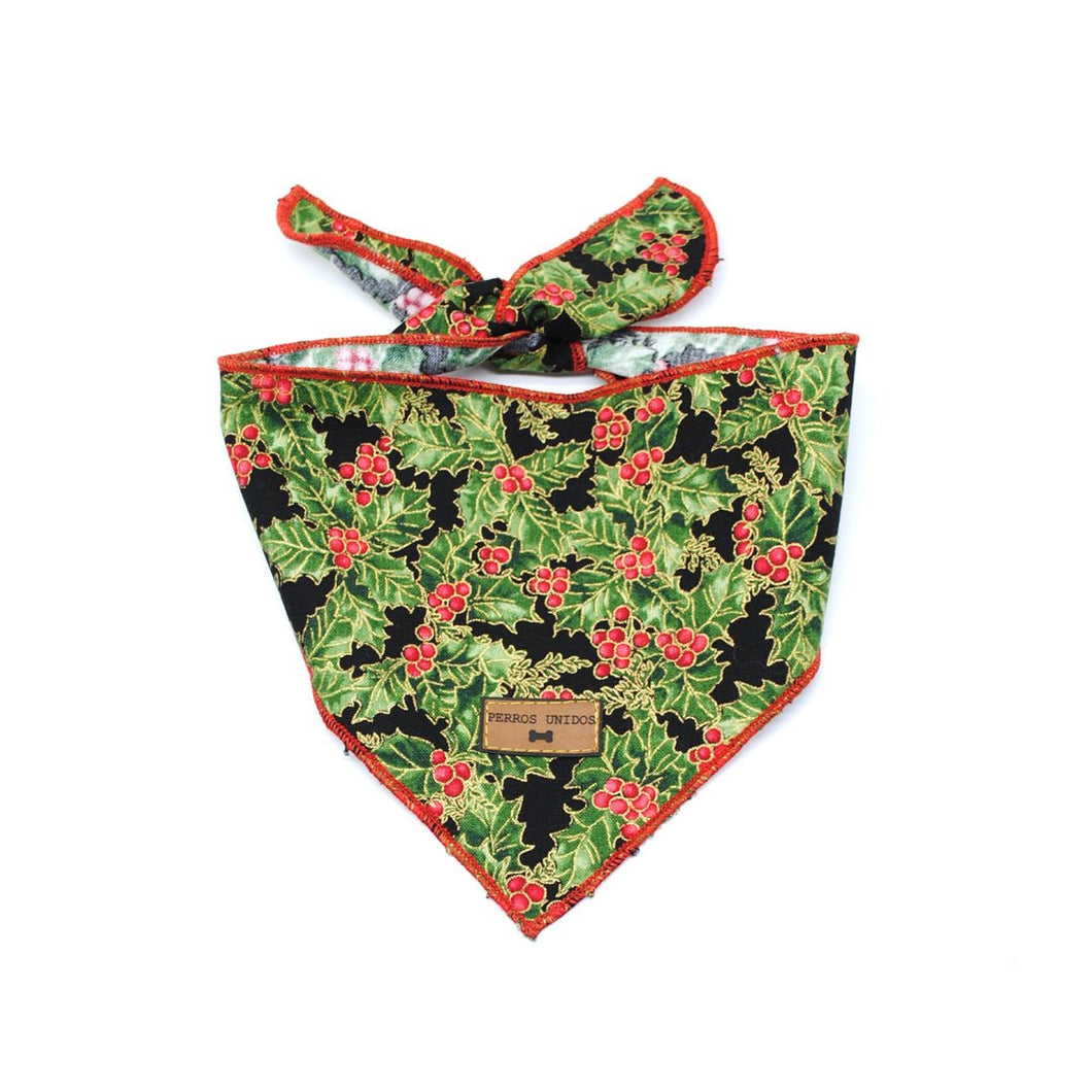 Pañoleta navidad muérdagos - Perros Unidos