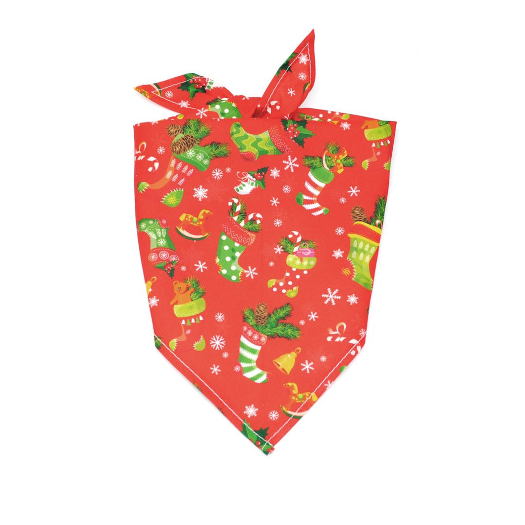 Pañoleta perro triangular navidad botitas - Perros Unidos